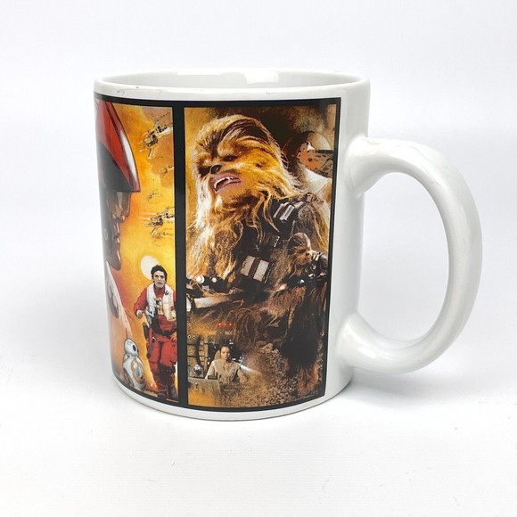 Star Wars The Force Awakens Picture Panels 12 fl oz Porcelain Coffee Mug Cup - Picture 4 of 7